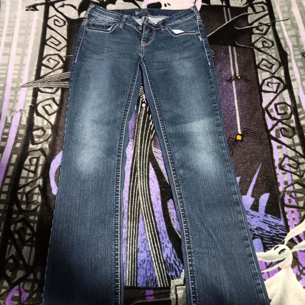 Womens silver jeans